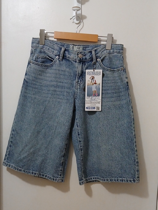 Rewash Pants - Rewash Low Rise Denim Shorts
